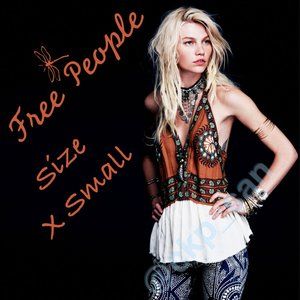 Free People Campo Grande Halter Top Sz XS